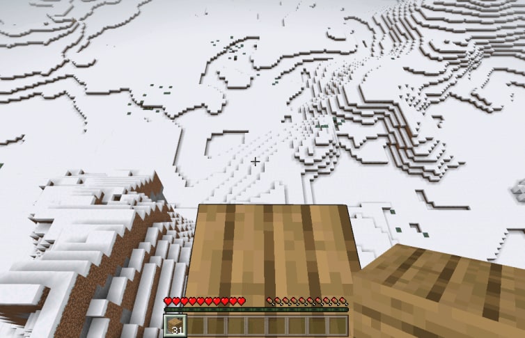 Snow in Minecraft