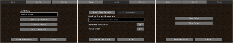 All About Minecraft's Upcoming “Create New World” Changes