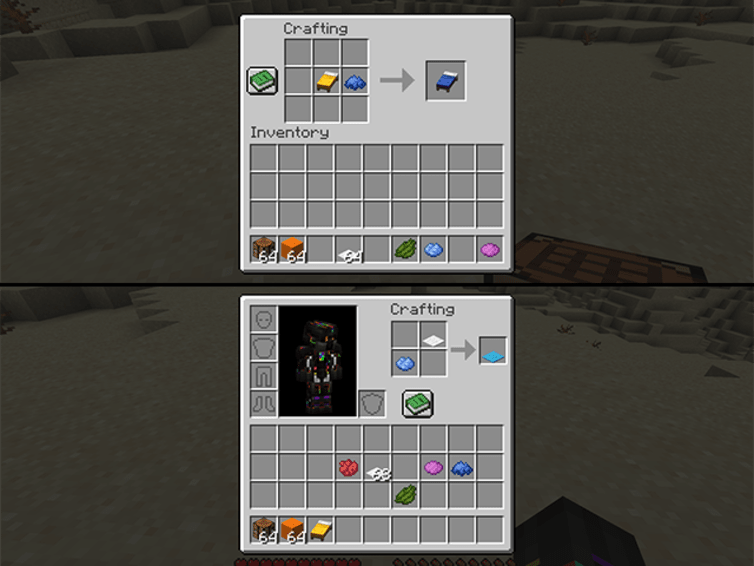 It's possible to change dyed wool materials to any color