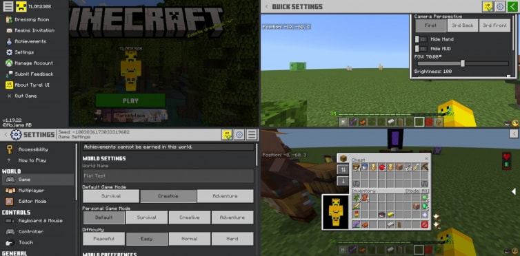 Compare to the normal Minecraft, this addon completely overhauls how the UI should’ve been!