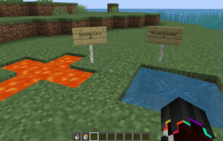 Just like water sources, you can set lava sources to become renewable with this new game rule